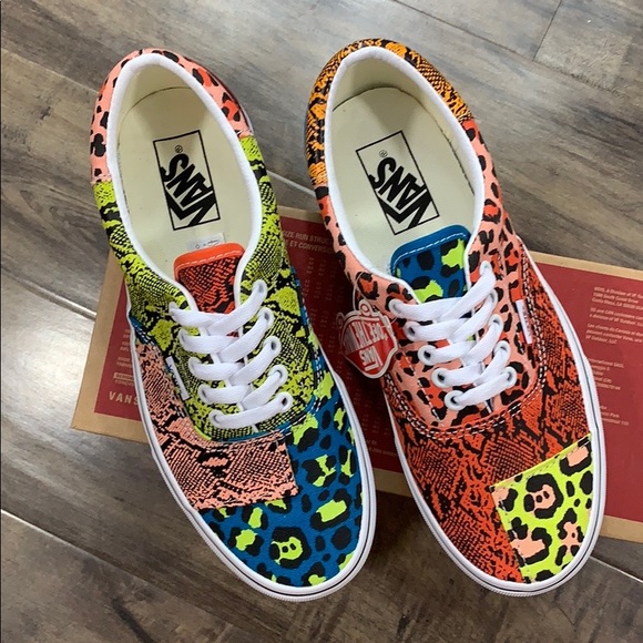 VANS ERA PATCHWORK LEOPARD/SNAKE women’s - Picture 3 of 16